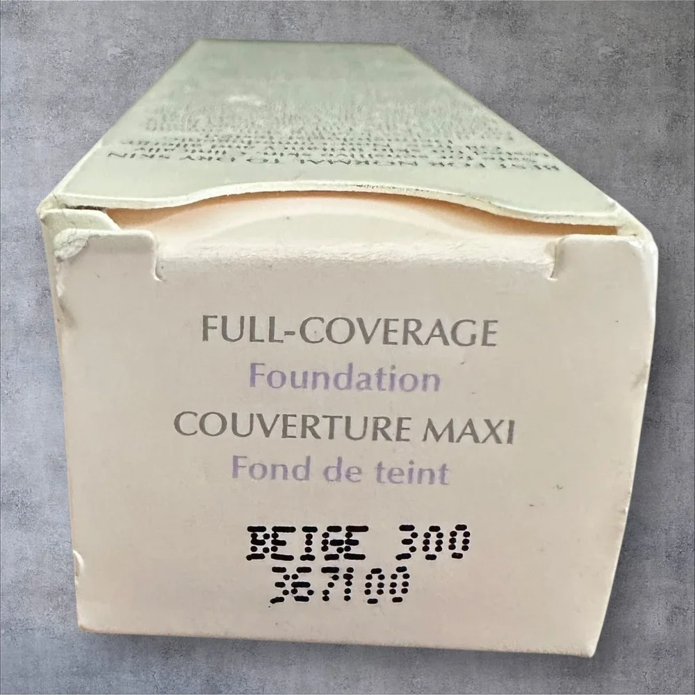 HTF Mary Kay Full-Coverage Foundation 1oz Beige 300 367100 New Gray Cap